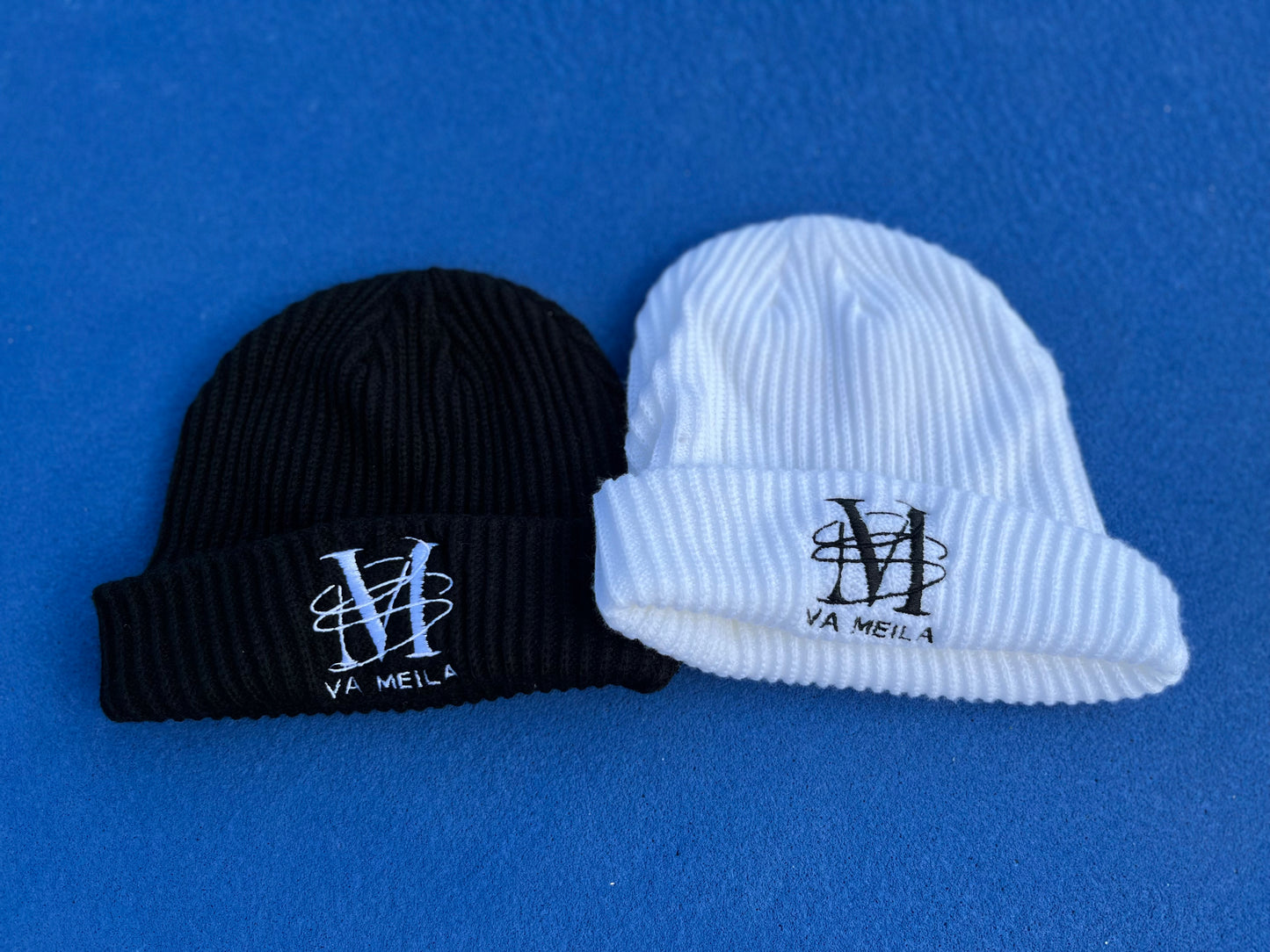 Va Meila Signature Beanie — Black & White (Limited Drop)
